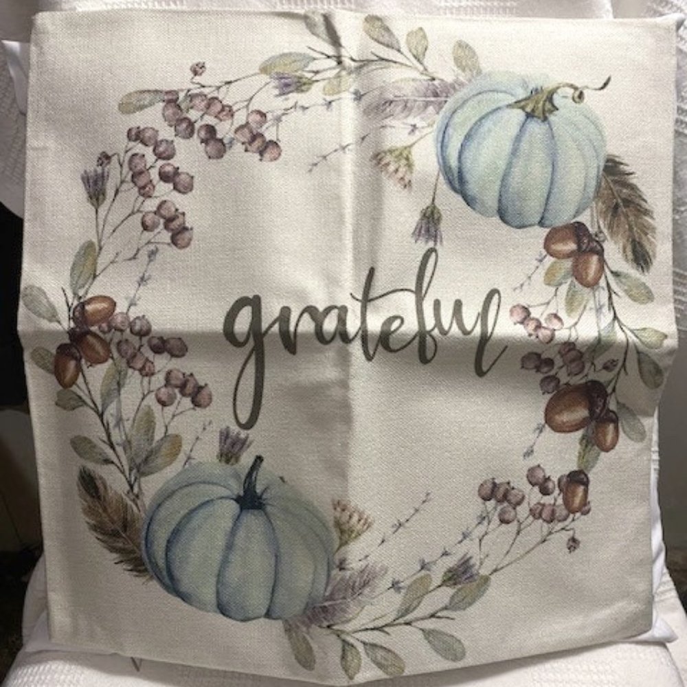 Fall Printed Throw Pillow Covers Set of 4